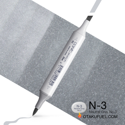 Copic Sketch N3 Neutral Gray No. 3 Marker <inline style="float: right; margin-right: 10px; background-color: rgb(209, 210, 212);">&nbsp;&nbsp;&nbsp;&nbsp;&nbsp;&nbsp; </inline>