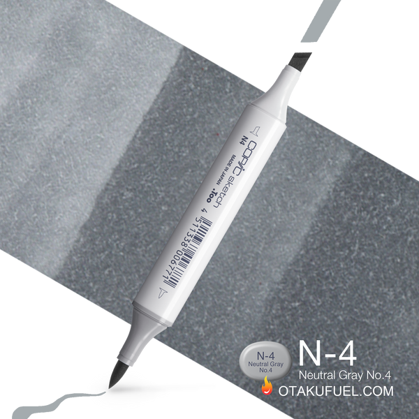 Copic Sketch N4 Neutral Gray No. 4 Marker <inline style="float: right; margin-right: 10px; background-color: rgb(188, 189, 191);">&nbsp;&nbsp;&nbsp;&nbsp;&nbsp;&nbsp; </inline>