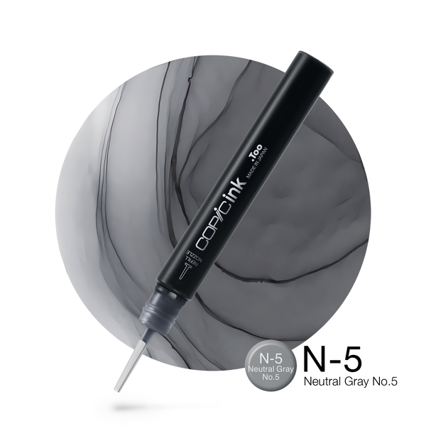 Copic Ink Refill N5 Neutral Gray No. 5 <inline style="float: right; margin-right: 10px; background-color: rgb(188, 189, 191);">&nbsp;&nbsp;&nbsp;&nbsp;&nbsp;&nbsp; </inline>