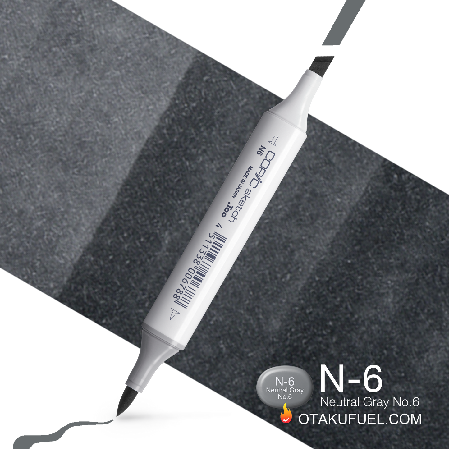 Copic Sketch N6 Neutral Gray No. 6 Marker <inline style="float: right; margin-right: 10px; background-color: rgb(148, 149, 151);">&nbsp;&nbsp;&nbsp;&nbsp;&nbsp;&nbsp; </inline>