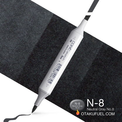 Copic Sketch N8 Neutral Gray No. 8 Marker <inline style="float: right; margin-right: 10px; background-color: rgb(100, 101, 103);">&nbsp;&nbsp;&nbsp;&nbsp;&nbsp;&nbsp; </inline>