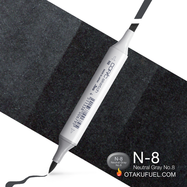 Copic Sketch N8 Neutral Gray No. 8 Marker <inline style="float: right; margin-right: 10px; background-color: rgb(100, 101, 103);">&nbsp;&nbsp;&nbsp;&nbsp;&nbsp;&nbsp; </inline>
