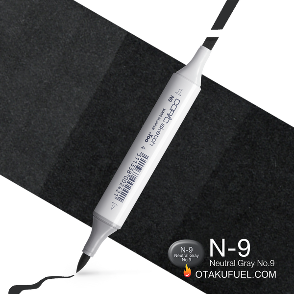 Copic Sketch N9 Neutral Gray No. 9 Marker <inline style="float: right; margin-right: 10px; background-color: rgb(77, 78, 80);">&nbsp;&nbsp;&nbsp;&nbsp;&nbsp;&nbsp; </inline>