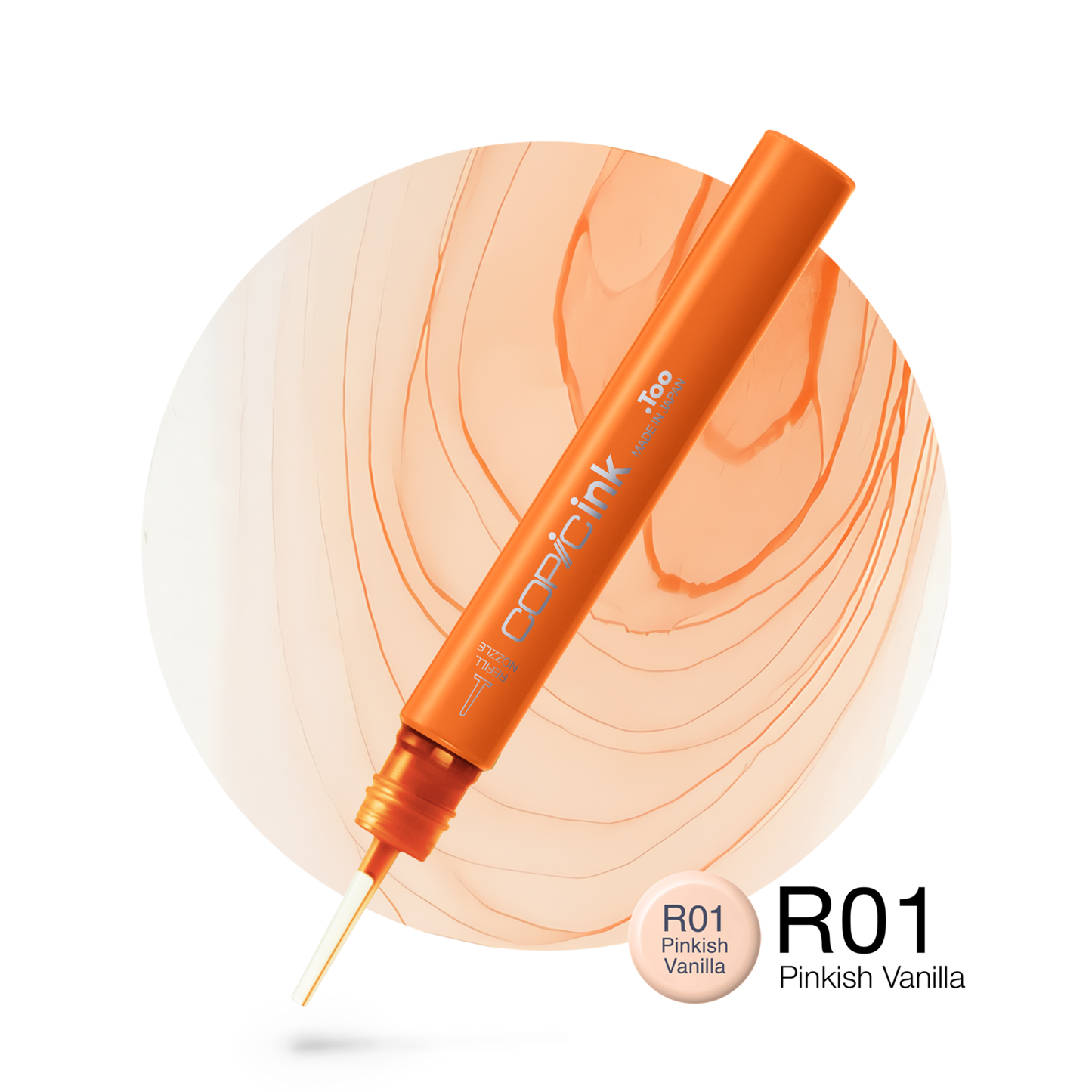 Copic Ink Refill R01 Pinkish Vanilla <inline style="float: right; margin-right: 10px; background-color: rgb(250, 221, 207);">&nbsp;&nbsp;&nbsp;&nbsp;&nbsp;&nbsp; </inline>