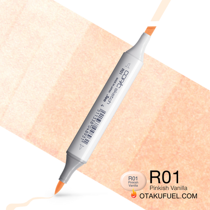 Copic Sketch R01 Pinkish Vanilla Marker <inline style="float: right; margin-right: 10px; background-color: rgb(250, 221, 207);">&nbsp;&nbsp;&nbsp;&nbsp;&nbsp;&nbsp; </inline>
