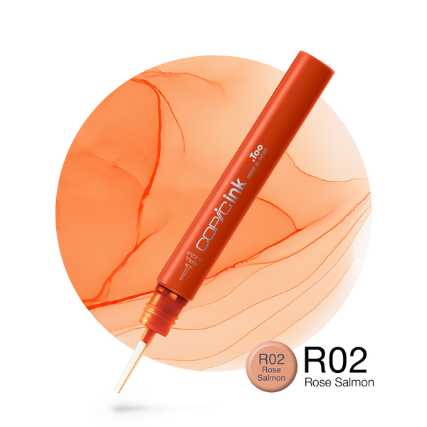 Copic Ink Refill R02 Rose Salmon<inline style="float: right; margin-right: 10px; background-color: rgb(253, 211, 199);">&nbsp;&nbsp;&nbsp;&nbsp;&nbsp;&nbsp; </inline>