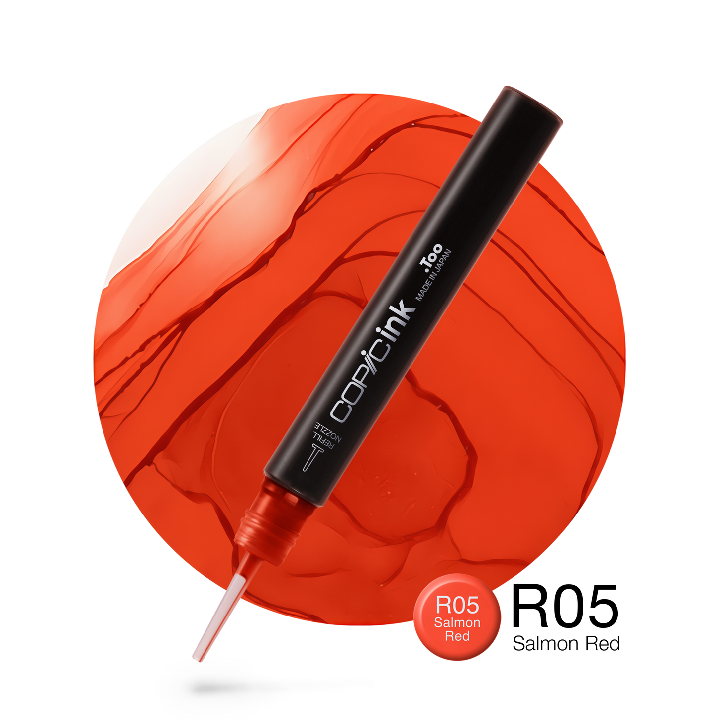 Copic Ink Refill R05 Salmon Red <inline style="float: right; margin-right: 10px; background-color: rgb(246, 146, 123);">&nbsp;&nbsp;&nbsp;&nbsp;&nbsp;&nbsp; </inline>