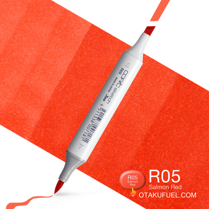 Copic Sketch R05 Salmon Red Marker <inline style="float: right; margin-right: 10px; background-color: rgb(246, 146, 123);">&nbsp;&nbsp;&nbsp;&nbsp;&nbsp;&nbsp; </inline>