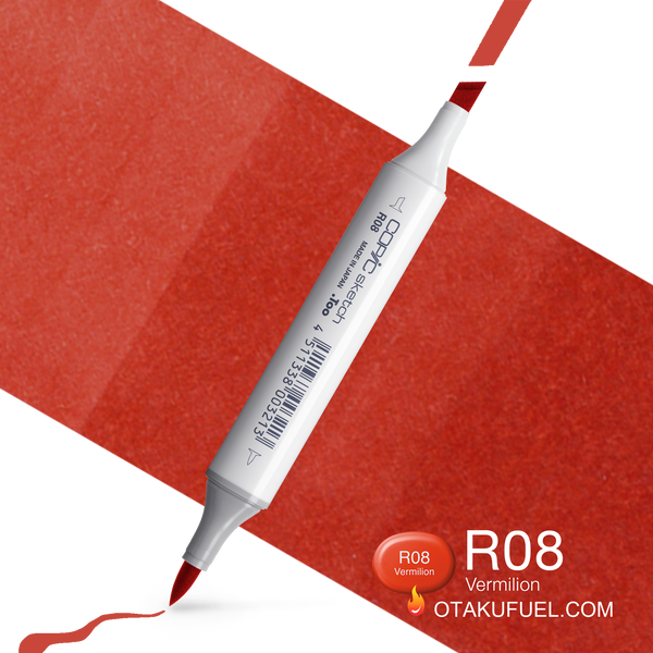 Copic Sketch R08 Vermillion Marker <inline style="float: right; margin-right: 10px; background-color: rgb(224, 97, 83);">&nbsp;&nbsp;&nbsp;&nbsp;&nbsp;&nbsp; </inline>