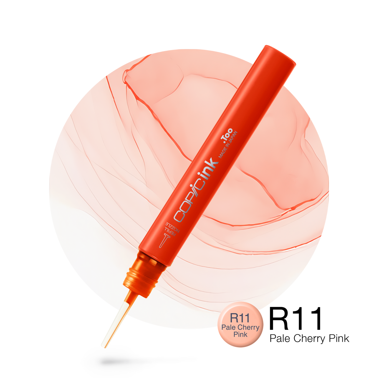 Copic Ink Refill R11 Pale Cherry Pink <inline style="float: right; margin-right: 10px; background-color: rgb(253, 225, 213);">&nbsp;&nbsp;&nbsp;&nbsp;&nbsp;&nbsp; </inline>