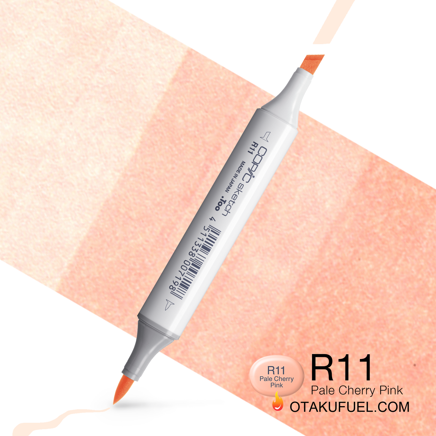 Copic Sketch R11 Pale Cherry Pink Marker <inline style="float: right; margin-right: 10px; background-color: rgb(253, 225, 213);">&nbsp;&nbsp;&nbsp;&nbsp;&nbsp;&nbsp; </inline>
