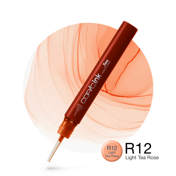 Copic Ink Refill R12 Light Tea Rose <inline style="float: right; margin-right: 10px; background-color: rgb(253, 209, 184);">&nbsp;&nbsp;&nbsp;&nbsp;&nbsp;&nbsp; </inline>