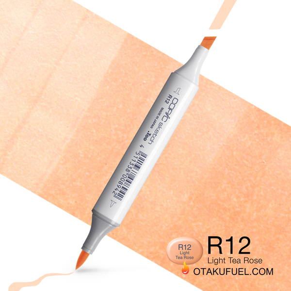 Copic Sketch R12 Light Tea Rose Marker <inline style="float: right; margin-right: 10px; background-color: rgb(253, 209, 184);">&nbsp;&nbsp;&nbsp;&nbsp;&nbsp;&nbsp; </inline>
