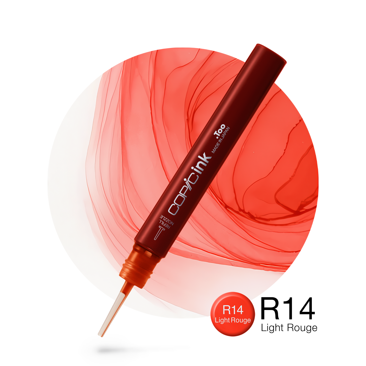 Copic Ink Refill R14 Light Rouge <inline style="float: right; margin-right: 10px; background-color: rgb(234, 148, 137);">&nbsp;&nbsp;&nbsp;&nbsp;&nbsp;&nbsp; </inline>