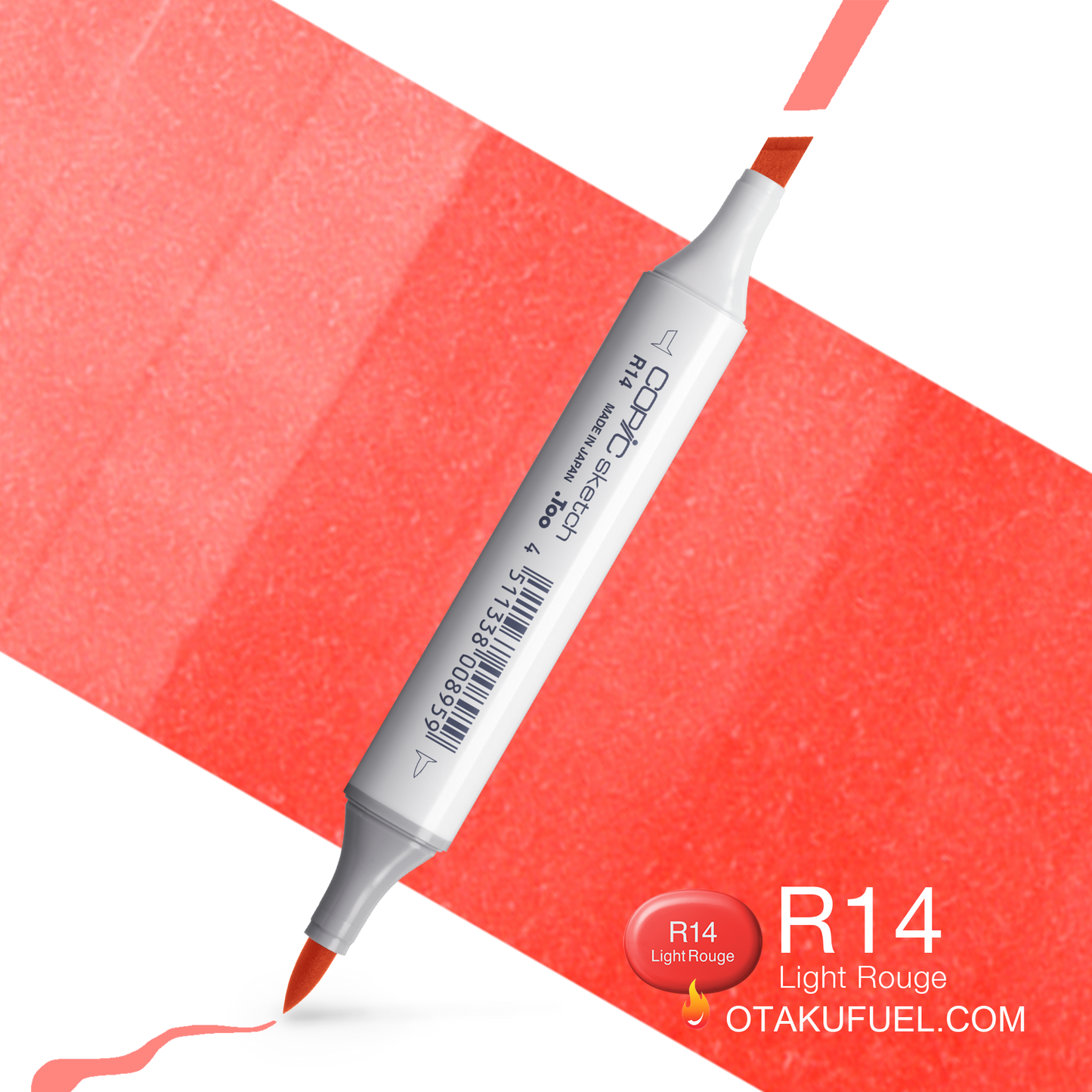 Copic Sketch R14 Light Rouge Marker <inline style="float: right; margin-right: 10px; background-color: rgb(234, 148, 137);">&nbsp;&nbsp;&nbsp;&nbsp;&nbsp;&nbsp; </inline>