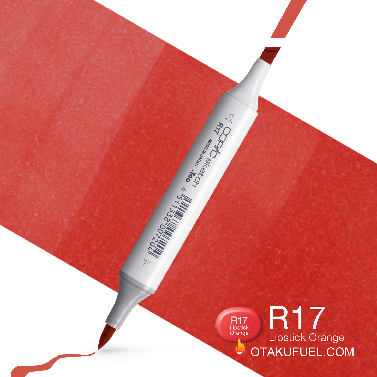 Copic Sketch R17 Lipstick Orange Marker <inline style="float: right; margin-right: 10px; background-color: rgb(244, 132, 108);">&nbsp;&nbsp;&nbsp;&nbsp;&nbsp;&nbsp; </inline>