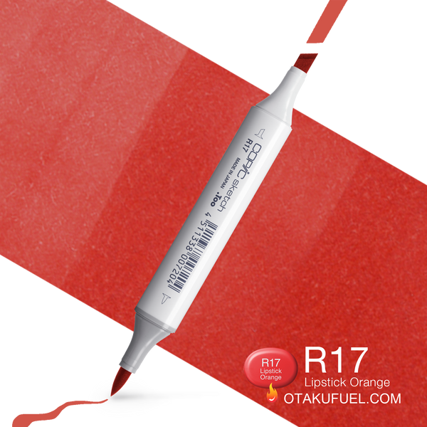 Copic Sketch R17 Lipstick Orange Marker <inline style="float: right; margin-right: 10px; background-color: rgb(244, 132, 108);">&nbsp;&nbsp;&nbsp;&nbsp;&nbsp;&nbsp; </inline>