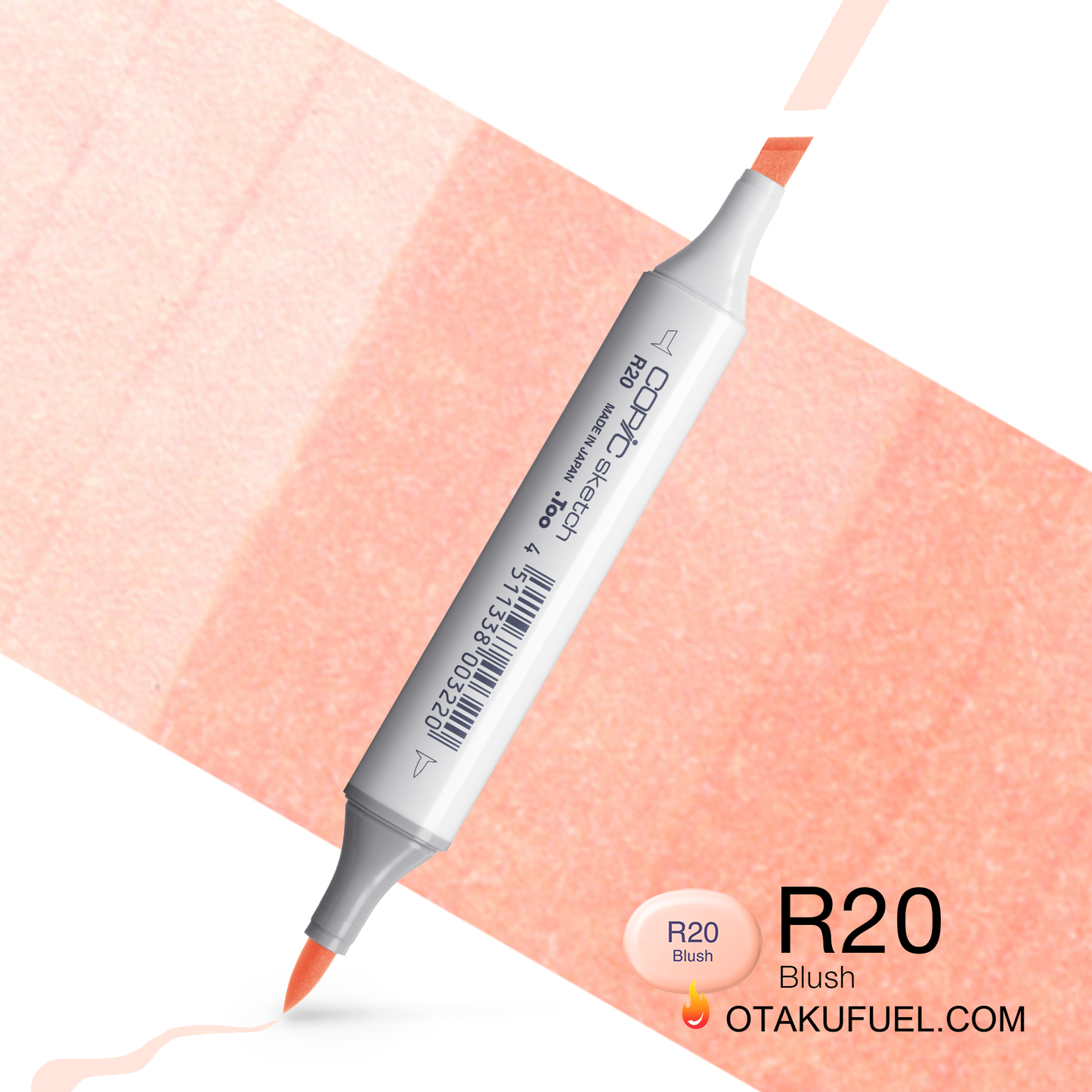 Copic Sketch R20 Blush Marker <inline style="float: right; margin-right: 10px; background-color: rgb(252, 215, 207);">&nbsp;&nbsp;&nbsp;&nbsp;&nbsp;&nbsp; </inline>