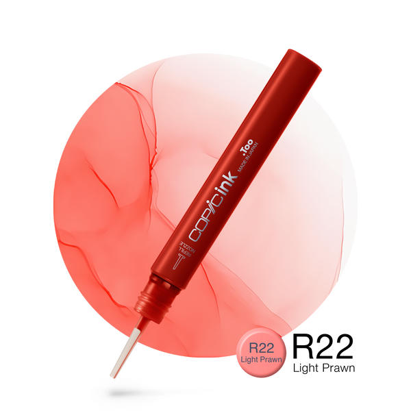 Copic Ink Refill R22 Light Prawn <inline style="float: right; margin-right: 10px; background-color: rgb(250, 183, 177);">&nbsp;&nbsp;&nbsp;&nbsp;&nbsp;&nbsp; </inline>