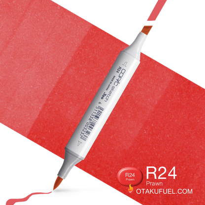 Copic Sketch R24 Prawn Marker <inline style="float: right; margin-right: 10px; background-color: rgb(226, 110, 113);">&nbsp;&nbsp;&nbsp;&nbsp;&nbsp;&nbsp; </inline>