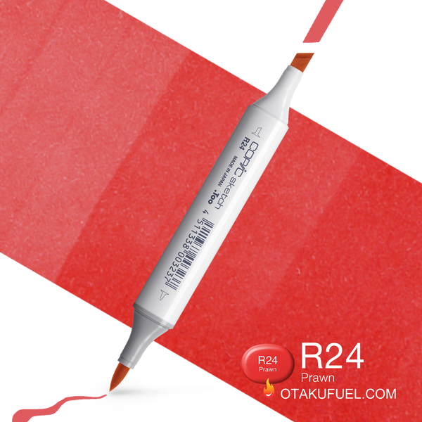 Copic Sketch R24 Prawn Marker <inline style="float: right; margin-right: 10px; background-color: rgb(226, 110, 113);">&nbsp;&nbsp;&nbsp;&nbsp;&nbsp;&nbsp; </inline>