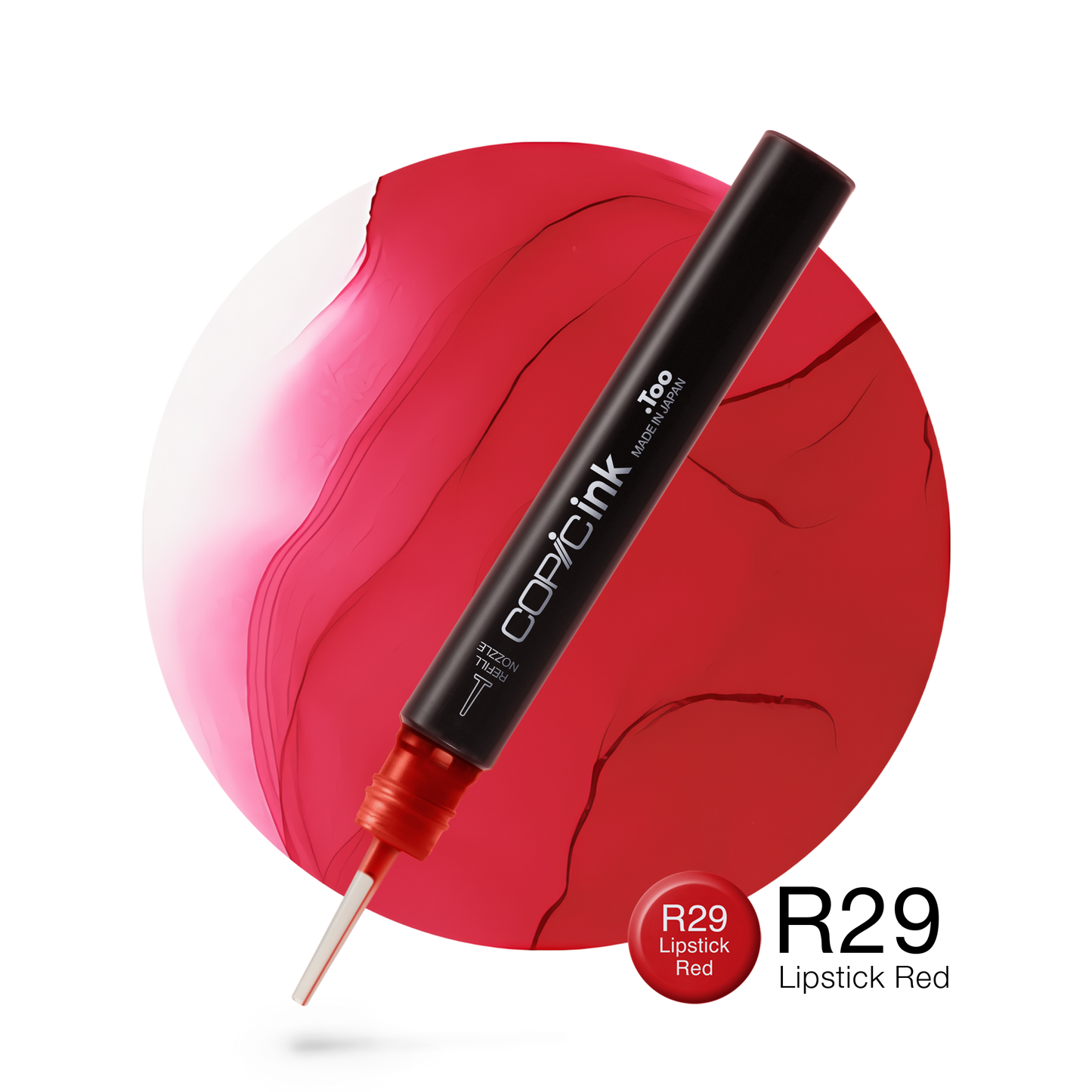 Copic Ink Refill R29 Lipstick Red <inline style="float: right; margin-right: 10px; background-color: rgb(237, 23, 75);">&nbsp;&nbsp;&nbsp;&nbsp;&nbsp;&nbsp; </inline>