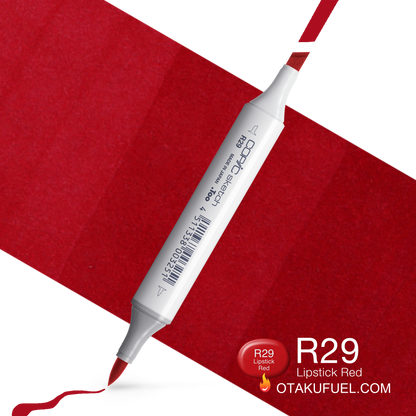 Copic Sketch R29 Lipstick Red Marker <inline style="float: right; margin-right: 10px; background-color: rgb(237, 23, 75);">&nbsp;&nbsp;&nbsp;&nbsp;&nbsp;&nbsp; </inline>