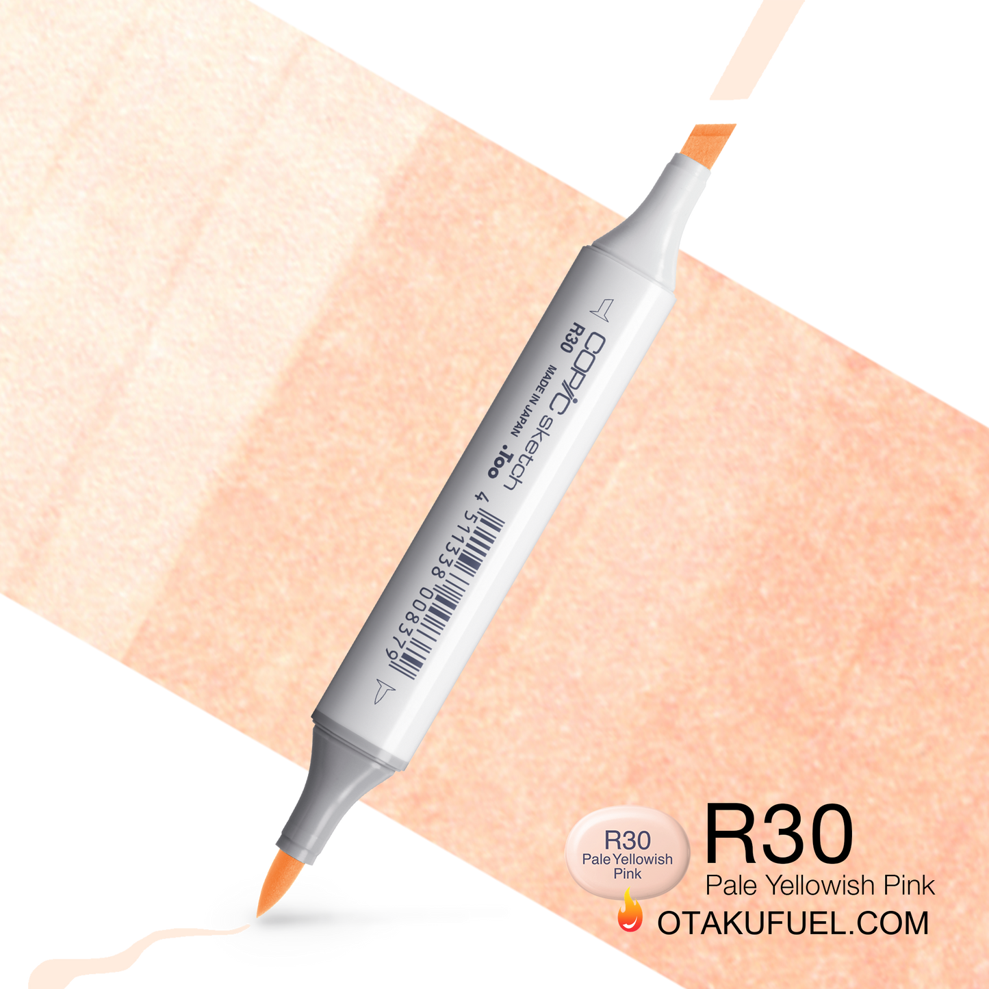 Copic Sketch R30 Pale Yellowish Pink Marker <inline style="float: right; margin-right: 10px; background-color: rgb(255, 237, 209);">&nbsp;&nbsp;&nbsp;&nbsp;&nbsp;&nbsp; </inline>