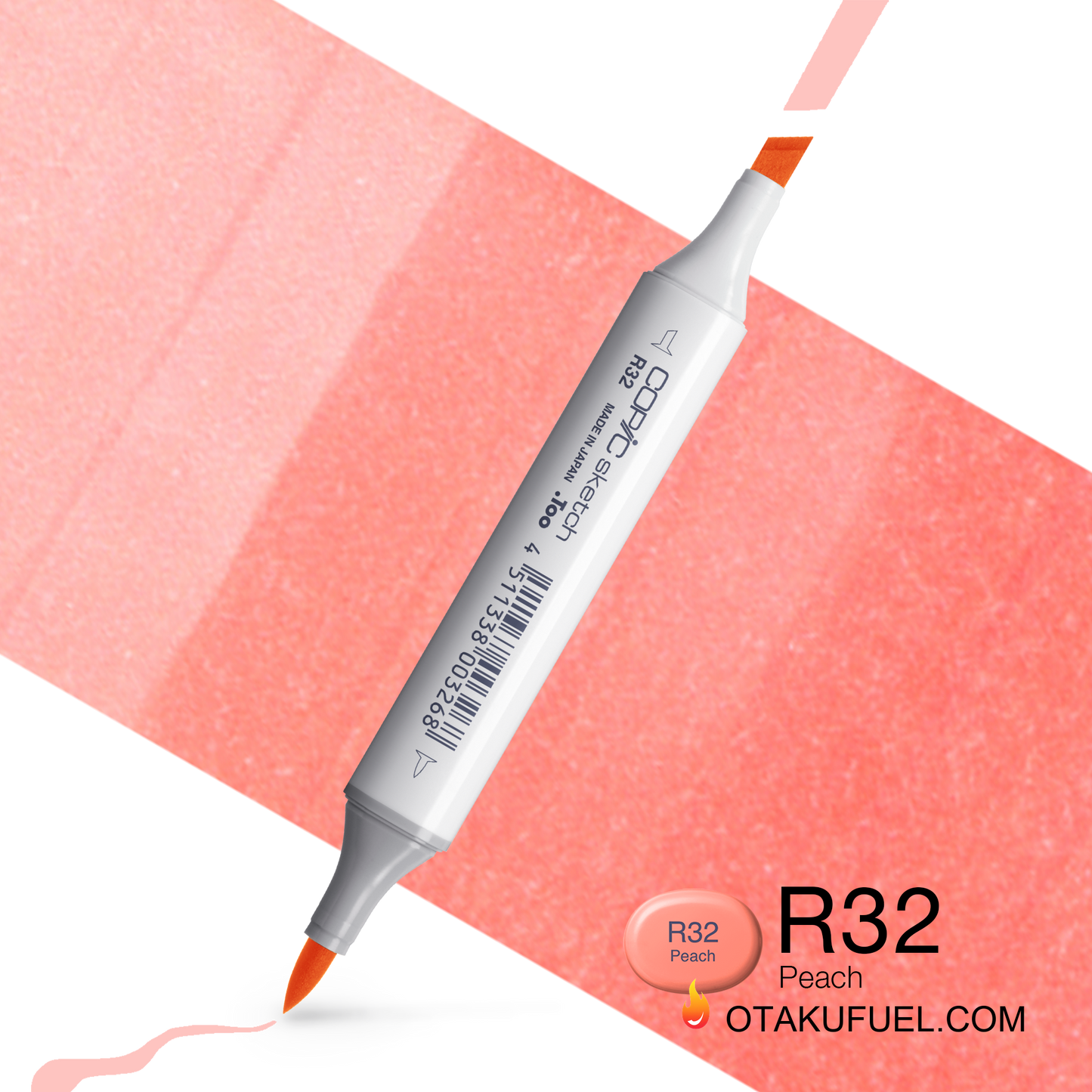 Copic Sketch R32 Peach Marker <inline style="float: right; margin-right: 10px; background-color: rgb(249, 192, 185);">&nbsp;&nbsp;&nbsp;&nbsp;&nbsp;&nbsp; </inline>