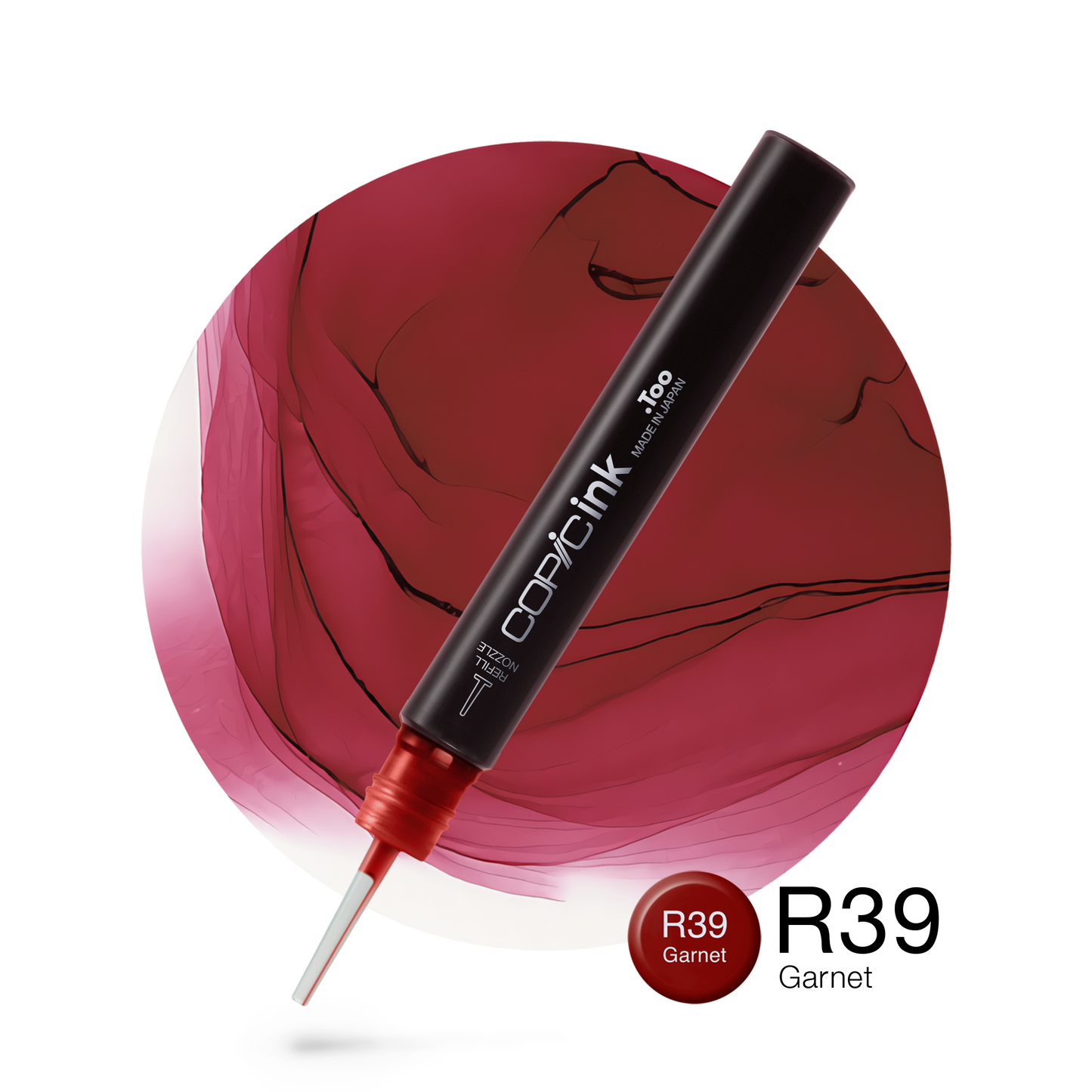 Copic Ink Refill R39 Garnet <inline style="float: right; margin-right: 10px; background-color: rgb(184, 72, 111);">&nbsp;&nbsp;&nbsp;&nbsp;&nbsp;&nbsp; </inline>
