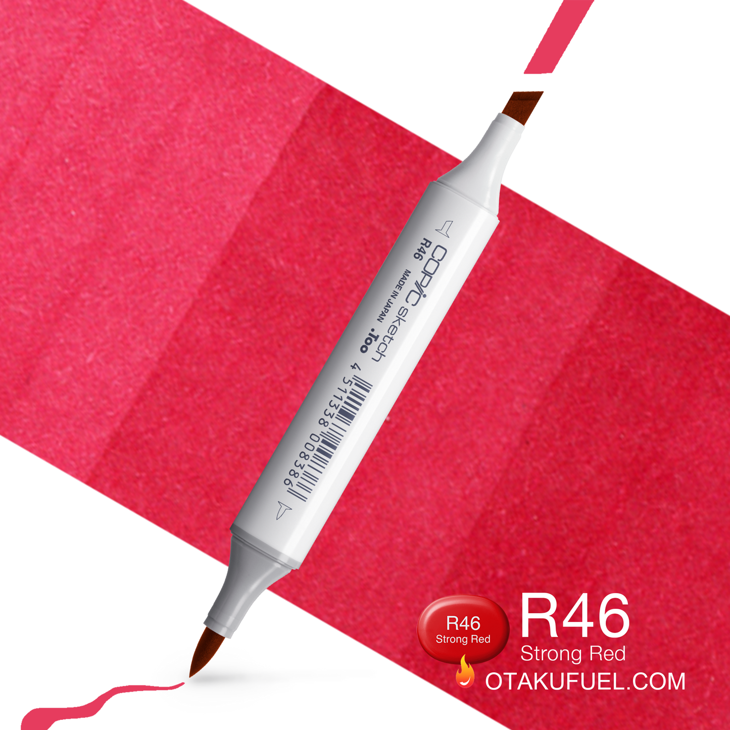 Copic Sketch R46 Strong Red Marker <inline style="float: right; margin-right: 10px; background-color: rgb(224, 77, 105);">&nbsp;&nbsp;&nbsp;&nbsp;&nbsp;&nbsp; </inline>