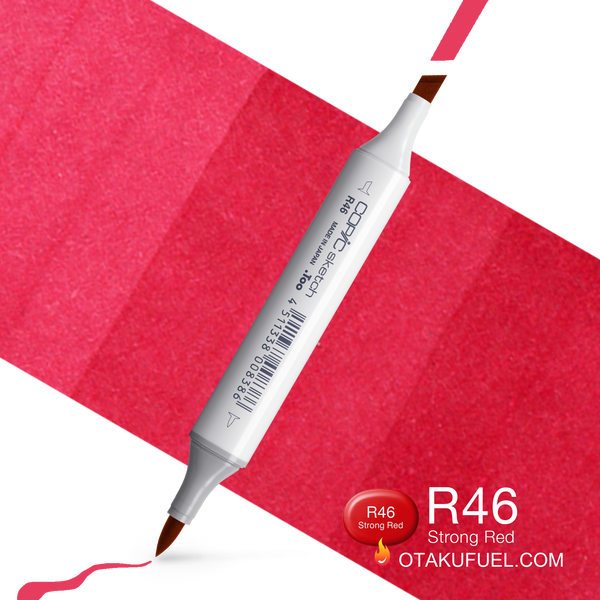 Copic Sketch R46 Strong Red Marker <inline style="float: right; margin-right: 10px; background-color: rgb(224, 77, 105);">&nbsp;&nbsp;&nbsp;&nbsp;&nbsp;&nbsp; </inline>