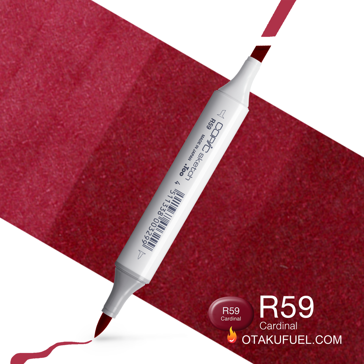 Copic Sketch R59 Cardinal Marker <inline style="float: right; margin-right: 10px; background-color: rgb(183, 79, 112);">&nbsp;&nbsp;&nbsp;&nbsp;&nbsp;&nbsp; </inline>