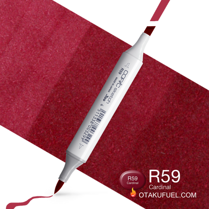 Copic Sketch R59 Cardinal Marker <inline style="float: right; margin-right: 10px; background-color: rgb(183, 79, 112);">&nbsp;&nbsp;&nbsp;&nbsp;&nbsp;&nbsp; </inline>