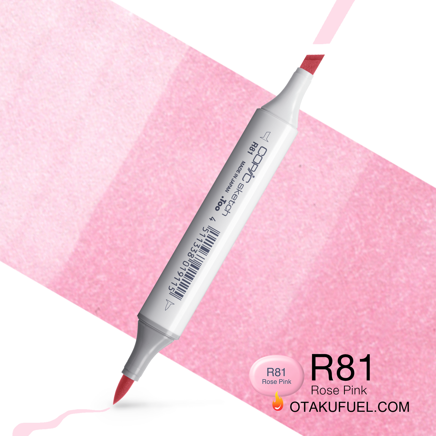 Copic Sketch R81 Rose Pink Marker <inline style="float: right; margin-right: 10px; background-color: rgb(235, 196, 204);">&nbsp;&nbsp;&nbsp;&nbsp;&nbsp;&nbsp; </inline>