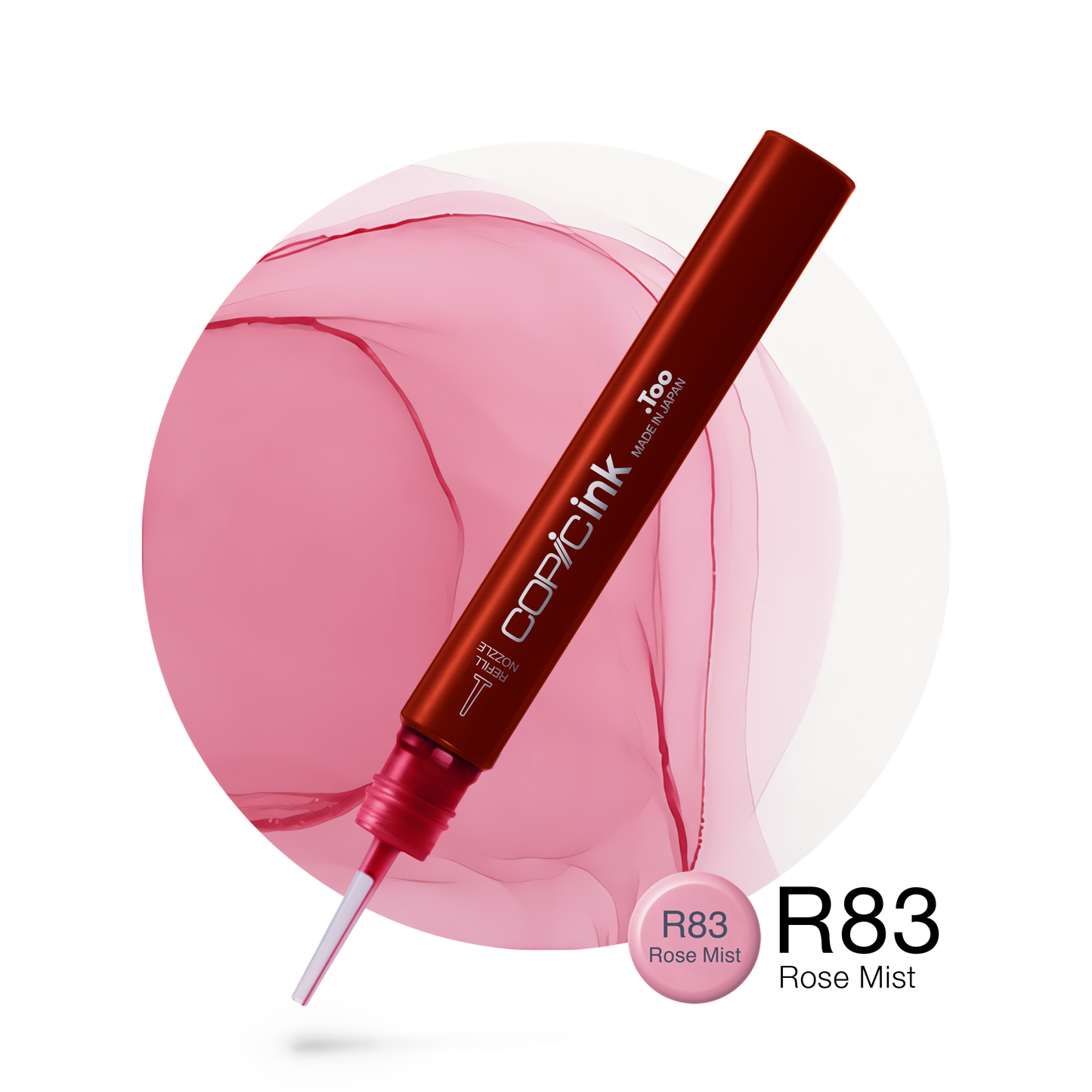 Copic Ink Refill R83 Rose Mist <inline style="float: right; margin-right: 10px; background-color: rgb(228, 147, 171);">&nbsp;&nbsp;&nbsp;&nbsp;&nbsp;&nbsp; </inline>