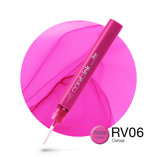 Copic Ink Refill RV06 Cerise <inline style="float: right; margin-right: 10px; background-color: rgb(243, 134, 175);">&nbsp;&nbsp;&nbsp;&nbsp;&nbsp;&nbsp; </inline>
