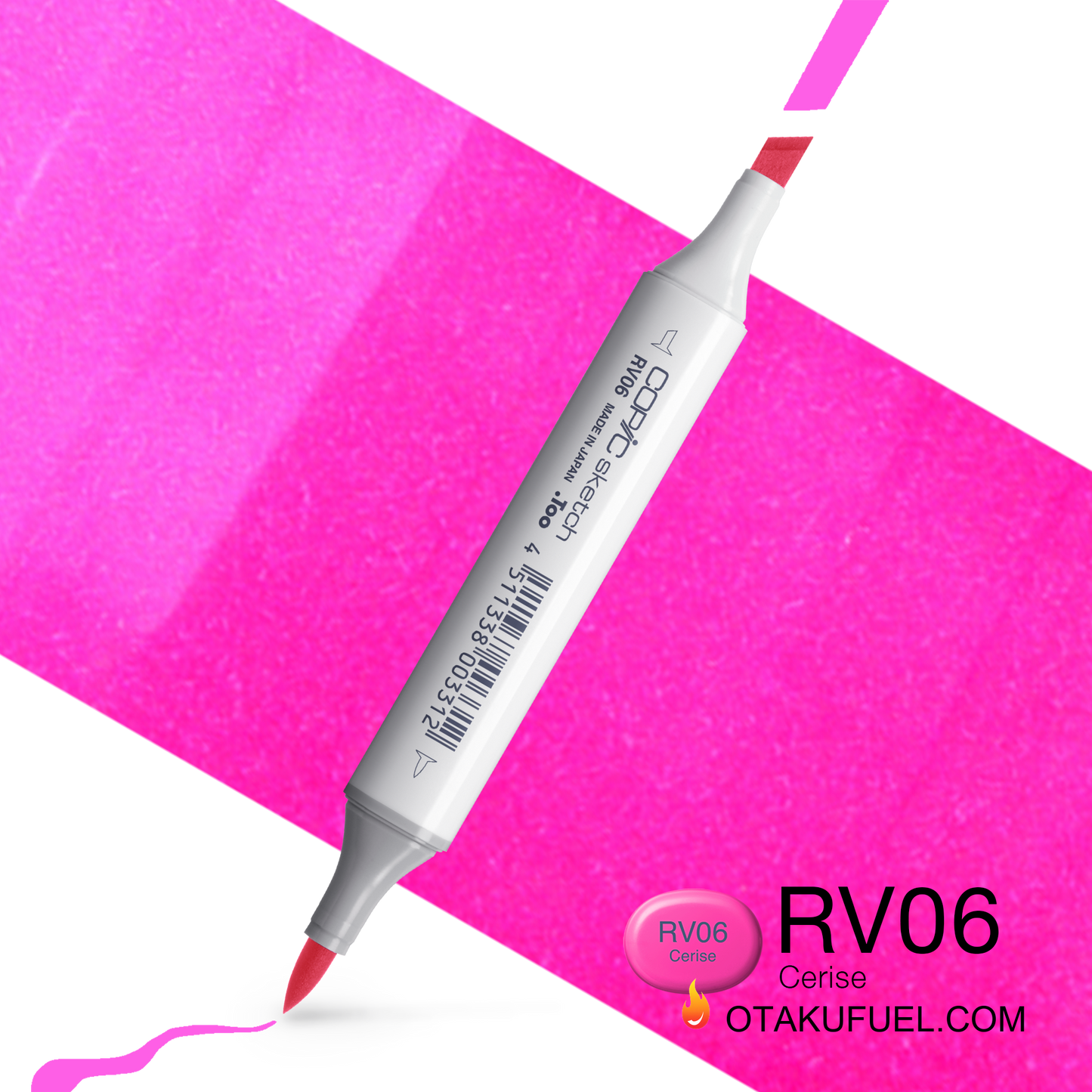 Copic Sketch RV06 Cerise Marker <inline style="float: right; margin-right: 10px; background-color: rgb(243, 134, 175);">&nbsp;&nbsp;&nbsp;&nbsp;&nbsp;&nbsp; </inline>
