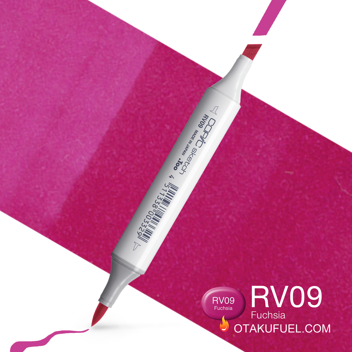 Copic Sketch RV09 Fuchsia Marker <inline style="float: right; margin-right: 10px; background-color: rgb(208, 107, 156);">&nbsp;&nbsp;&nbsp;&nbsp;&nbsp;&nbsp; </inline>