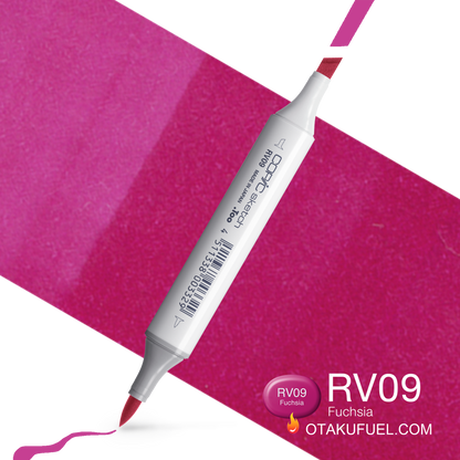 Copic Sketch RV09 Fuchsia Marker <inline style="float: right; margin-right: 10px; background-color: rgb(208, 107, 156);">&nbsp;&nbsp;&nbsp;&nbsp;&nbsp;&nbsp; </inline>