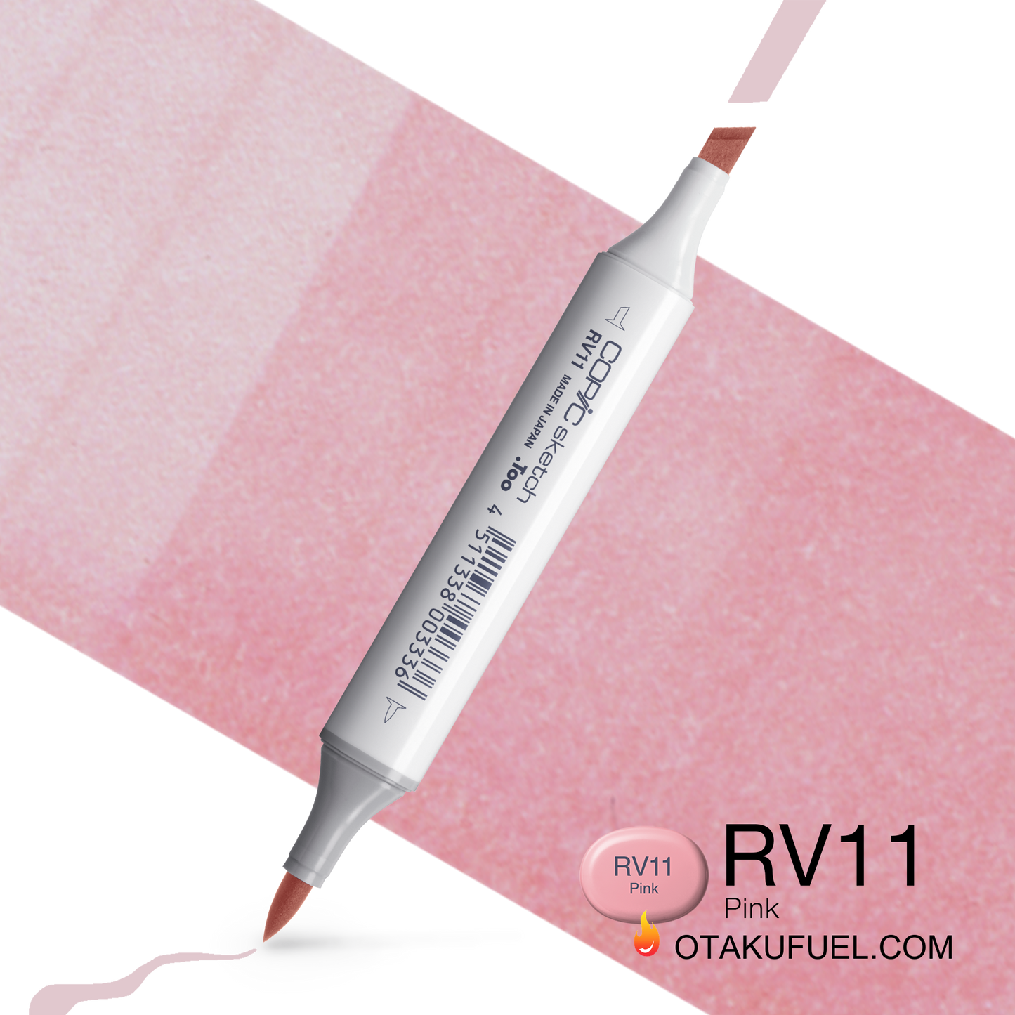 Copic Sketch RV11 Pink Marker <inline style="float: right; margin-right: 10px; background-color: rgb(245, 210, 213);">&nbsp;&nbsp;&nbsp;&nbsp;&nbsp;&nbsp; </inline>