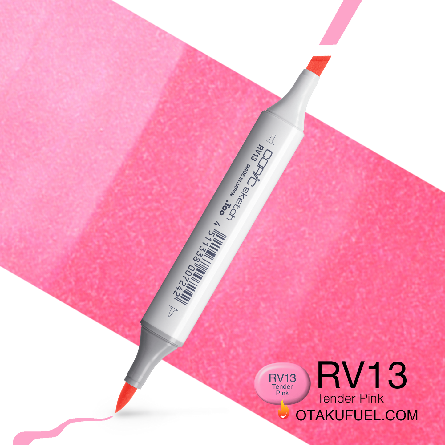 Copic Sketch RV13 Tender Pink Marker <inline style="float: right; margin-right: 10px; background-color: rgb(249, 201, 215);">&nbsp;&nbsp;&nbsp;&nbsp;&nbsp;&nbsp; </inline>