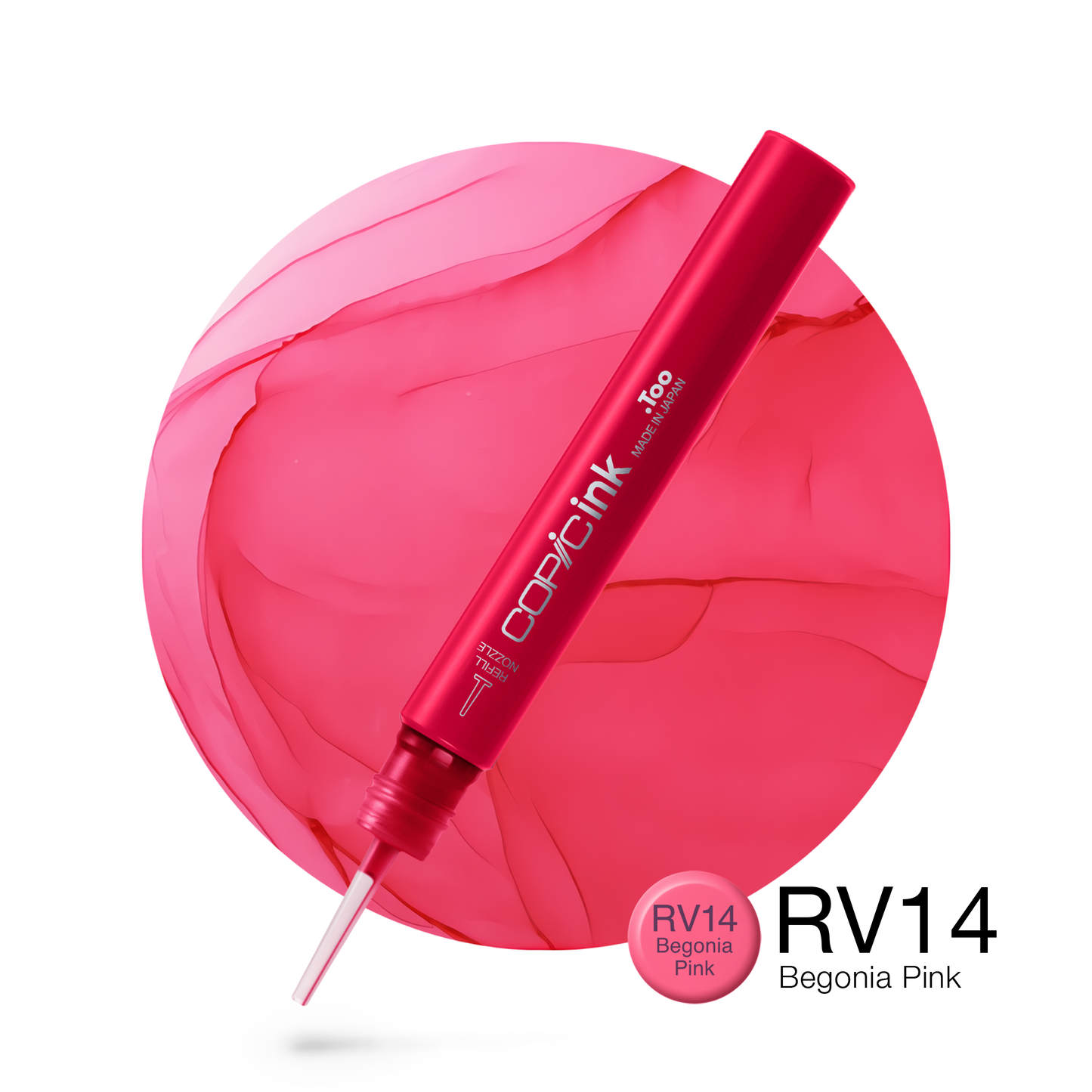Copic Ink Refill RV14 Begonia Pink <inline style="float: right; margin-right: 10px; background-color: rgb(245, 210, 213);">&nbsp;&nbsp;&nbsp;&nbsp;&nbsp;&nbsp; </inline>