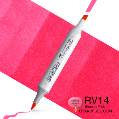 Copic Sketch RV14 Begonia Pink Marker <inline style="float: right; margin-right: 10px; background-color: rgb(245, 210, 213);">&nbsp;&nbsp;&nbsp;&nbsp;&nbsp;&nbsp; </inline>