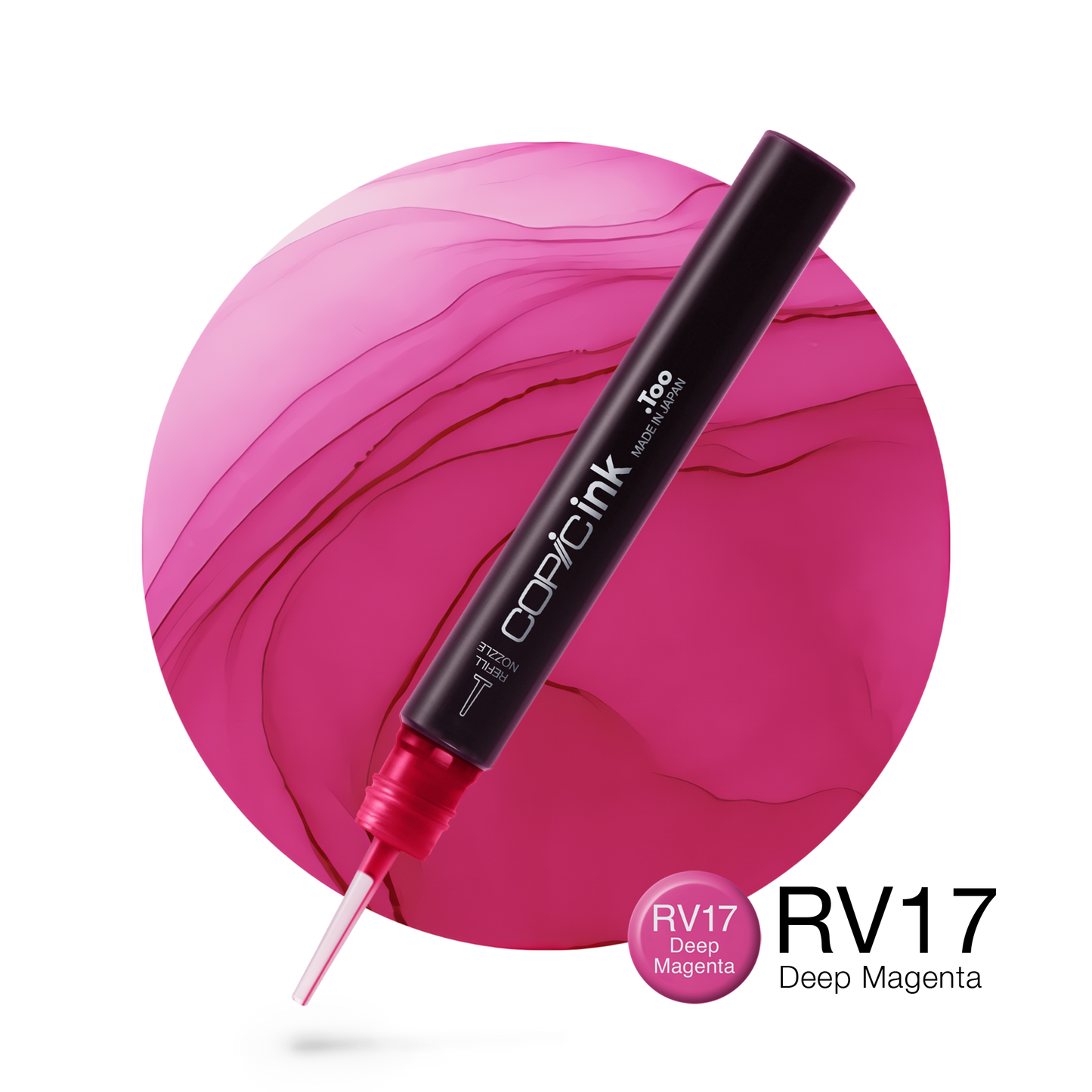 Copic Ink Refill RV17 Deep Magenta <inline style="float: right; margin-right: 10px; background-color: rgb(203, 117, 163);">&nbsp;&nbsp;&nbsp;&nbsp;&nbsp;&nbsp; </inline>