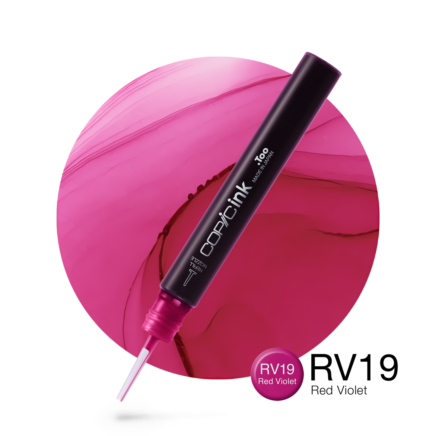 Copic Ink Refill RV19 Red Violet <inline style="float: right; margin-right: 10px; background-color: rgb(135, 84, 161);">&nbsp;&nbsp;&nbsp;&nbsp;&nbsp;&nbsp; </inline>