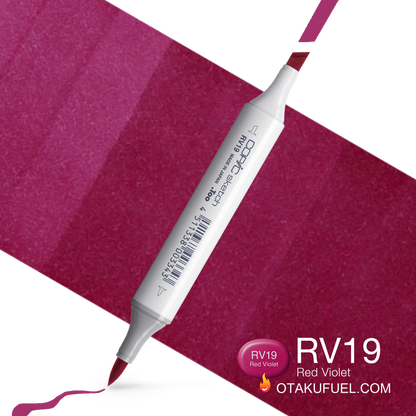 Copic Sketch RV19 Red Violet Marker <inline style="float: right; margin-right: 10px; background-color: rgb(135, 84, 161);">&nbsp;&nbsp;&nbsp;&nbsp;&nbsp;&nbsp; </inline>