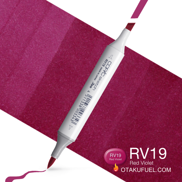 Copic Sketch RV19 Red Violet Marker <inline style="float: right; margin-right: 10px; background-color: rgb(135, 84, 161);">&nbsp;&nbsp;&nbsp;&nbsp;&nbsp;&nbsp; </inline>