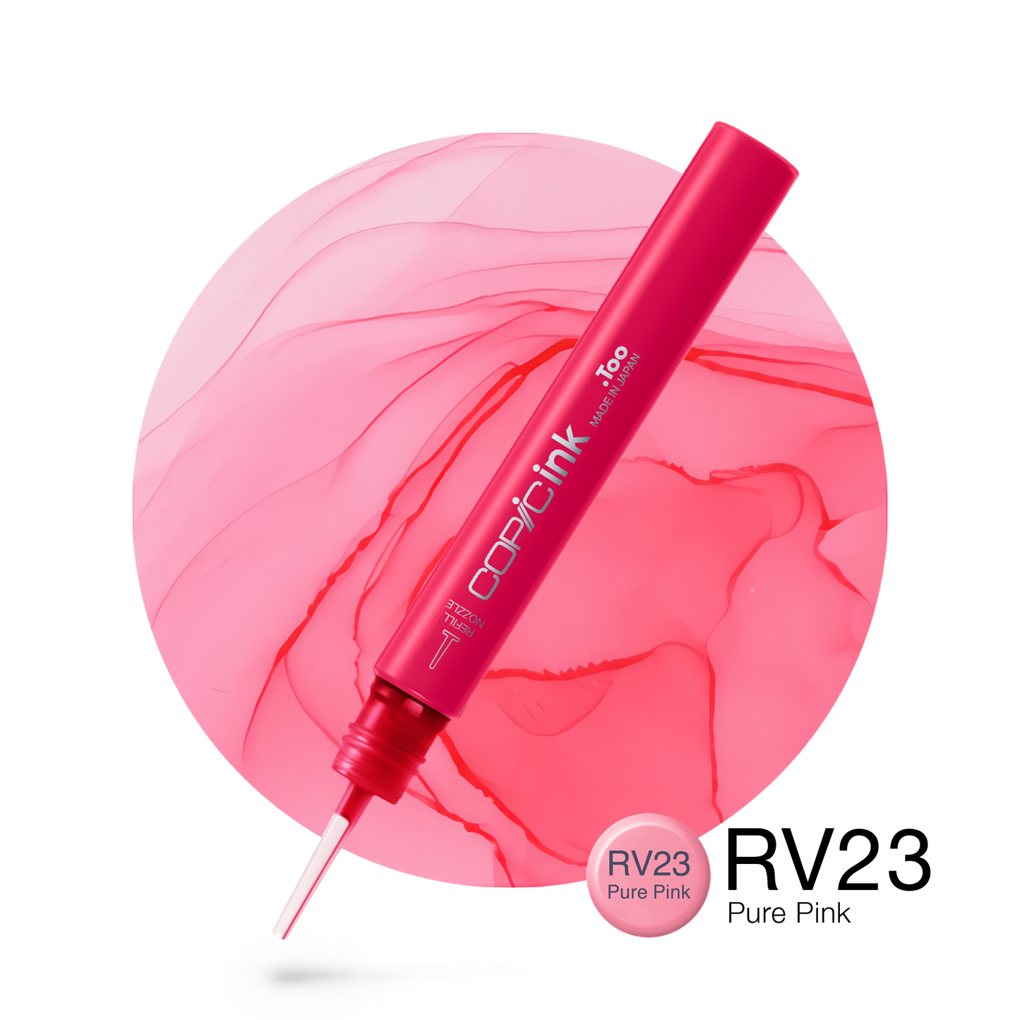 Copic Ink Refill RV23 Pure Pink <inline style="float: right; margin-right: 10px; background-color: rgb(248, 186, 201);">&nbsp;&nbsp;&nbsp;&nbsp;&nbsp;&nbsp; </inline>
