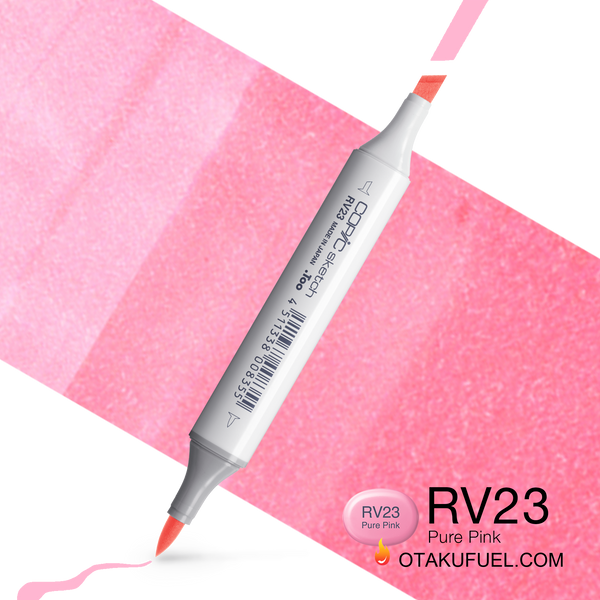 Copic Sketch RV23 Pure Pink Marker <inline style="float: right; margin-right: 10px; background-color: rgb(248, 186, 201);">&nbsp;&nbsp;&nbsp;&nbsp;&nbsp;&nbsp; </inline>
